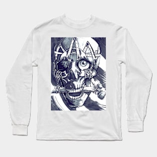 Dimensional skull Long Sleeve T-Shirt